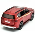 thumbnail image 3 of 1: 24 Suitable for Toyota Land Cruiser alloy die-casting metal car models, with sound, light, and rebound functions, children's toy car collection, boys' birthday gifts, 3 of 6