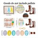 thumbnail image 3 of Adornos decorativos, regalos, decoraciones para festivales, juego de decoración de bandejas escalonadas, lindos letreros de madera, artículos de decoración de bandejas escalonadas para el hogar, la me, 3 of 6