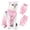 Pink, variant on Amztom Cat Recovery Suit, Tie-Dye Post-Surgery Pet Clothing, Soft Stretch Fabric Cat Surgery Shirt with Back Button Closure, Prevents Licking and Biting After Spay/Neuter,Purple,L