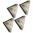 thumbnail image 2 of Haofy Triangle Decoration Accessories, Metal Triangle Buttons 4 Sets For Good Performance For Jeans Decoration For DIY Bags, 2 of 8