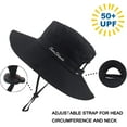 thumbnail image 4 of Chapeau d'Été en Maille à Grand Bord Protection Solaire UV pour Femmes avec Trou pour Queue de Cheval, 4 of 7