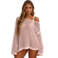 thumbnail image 5 of Crochet Cover Up for Women Mesh Hollow Out Bikini Cover Ups for Swimwear Summer Swimsuit 2026, 5 of 7