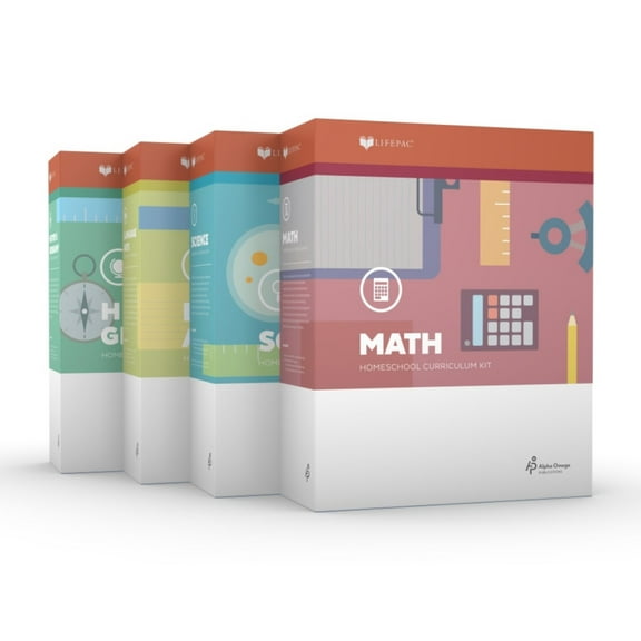 LIFEPAC 3rd Grade 4-Subject Set by Alpha Omega Publications (Paperback)