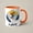 Orange, variant on Personalized Ski Mountain Snow Peak 11oz Ceramic Mug With Custom Name Text, 7 Color Options Gift Box Packaged, Dishwasher Microwave Safe Winter Sports Cup, Ideal Gift For Skiers Birthday Home Office