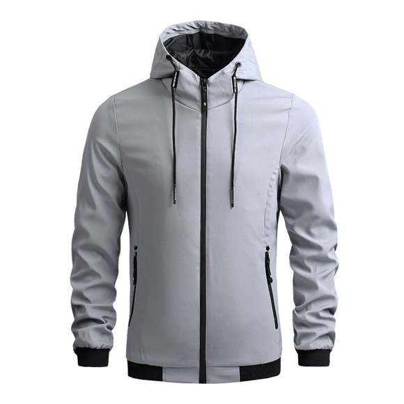 OmicGot Vestes pour Hommes Vestes à Capuche d'Alpinisme Coupe-Vent Manteau Décontracté pour Hommes Plein Air Randonnée Sports Grande Taille M-4TG Vêtements pour Homme