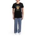 thumbnail image 4 of CafePress - Women's Dark Pajamas - Women's Short Sleeve Print T-Shirt and Pants Dark Cotton Pajama Set, 4 of 7
