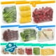 thumbnail image 1 of Bolsas de almacenamiento de alimentos IDEATECH, reutilizables, de pie, galones, paquete de 12, 1 of 7