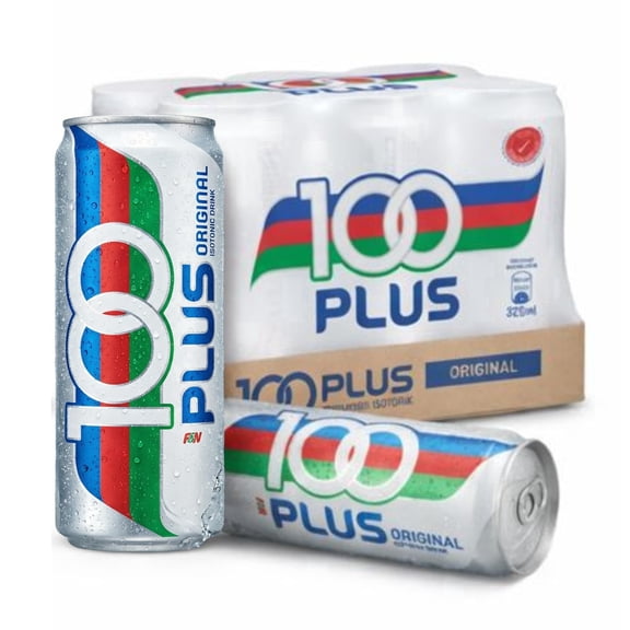 100PLUS Original Sugar Electrolyte Sports Drink – Isotonic Hydration & Instant Energy Support – Caffeine Free Carbonated Sports Drink for Workout Recovery & Daily Hydration, 11 Fl Oz (Pack of 6)