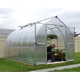 thumbnail image 5 of Palram - Canopia Bella 8' x 12' Polycarbonate/Aluminum Walk-In Hobby Greenhouse - Silver - with 2 Roof Vents, 5 of 10