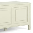 thumbnail image 5 of Connaught 51 inch Wide Solid Wood Traditional Storage Bench Trunk in Antique White, 5 of 12