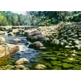 thumbnail image 2 of Braithwaite, Bruce 24x19 Black Ornate Wood Framed with Double Matting Museum Art Print Titled - Lower Potomac, 2 of 4