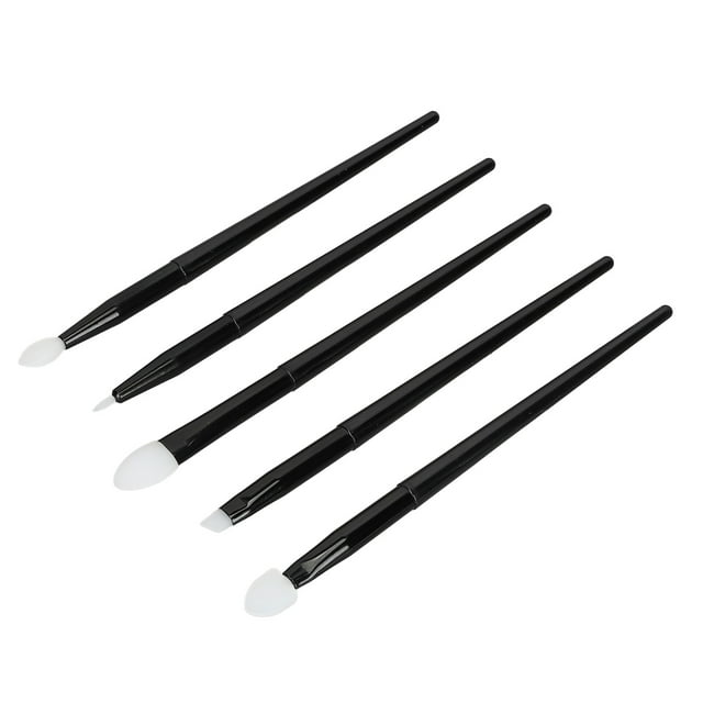 Silicone Lip Brush, Multipurpose Makeup Brush Set Uniform Application 5 Pieces for Daily Office Travel Use