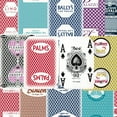 thumbnail image 4 of Cyber-Deals 2-Pack Genuine Las Vegas Casino Table-Played Playing Cards Decks ... Plus Storage Pouch Bundle, 4 of 5