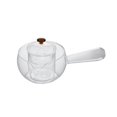 thumbnail image 2 of Tetera giratoria, tetera lateral de vidrio para verter té, tetera transparente gruesa de 450ml resistente al calor con asa, tetera de vidrio más Mango de vidrio BLESIY tetera de hojas sueltas, 2 of 8