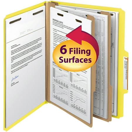 Smead Classification Folder Letter Smead Classification File Folder, 2 Divider, 2
