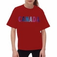 thumbnail image 5 of Ketyyh-chn99 T-Shirts pour Adolescentes T-Shirt à Manches Courtes pour Filles T-Shirt d'Été à Col Rond Coupe Décontractée T-Shirts Basiques pour 12-13 Ans, Rouge, 5 of 5