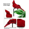 thumbnail image 3 of Chicmine Mini Fake Birds Artificial Feather Foam Red Velvet Bird Christmas Ornament  Miniature Gardening Fake Bird Xmas Tree Decoraation for Garden Branches Wedding Party Decoration, 3 of 12