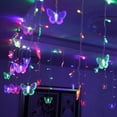 thumbnail image 3 of 110 V Butterfly LED String Curtain Lights Fairy Lights Christmas Wedding Party Decor 3.5 M  White, 3 of 4