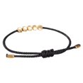 thumbnail image 3 of Minnieouse 2 Pieces Tibetan Copper Beads Bracelet Knot Men Women Jewelry Adjustable Red Bangle Lucky Lover Black Braided Drawstring Type3 NO3, 3 of 6