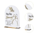 thumbnail image 6 of Tachiuwa Acrylic Wedding Sign Table Decoration Keepsake Events Please Sign Our Guestbook Birthday Engagement Guest Book Sign with Base F, 6 of 8