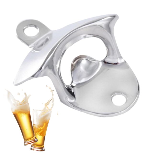 Abrebotellas para personas mayores, abridor de cerveza con tapa de botella fija de aleación de zinc, abridor de botellas de utensilios de cocina para hombres, mujeres, niños y ancianos