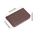 thumbnail image 3 of Portatarjetas magnéticas para hombres y mujeres - Funda de cartera de cuero fina con cierre seguro para bolsillos, identificación y tarjetas de crédito, 3 of 6