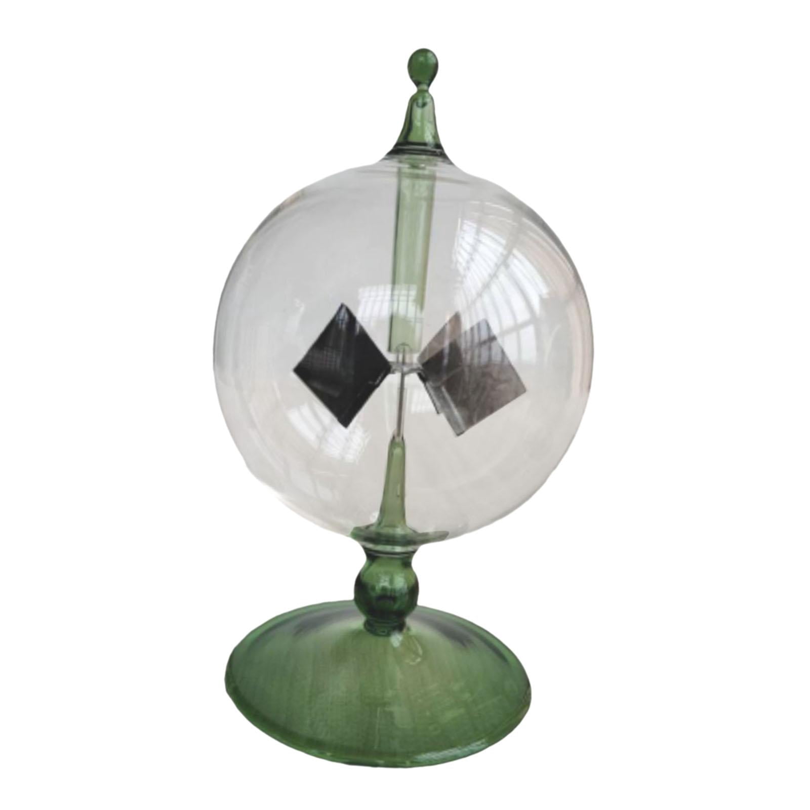 Baoblaze Solar Power Light Pressure Windmill Measurement Tool Professional Decoration Green