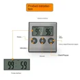 thumbnail image 4 of TYPPKMM Tp700 Digital Remote Wireless Food Kitchen Oven Thermometer Probe For BBQ Grill  Oven Meat Timer  Temperature  Manually Set, 4 of 6