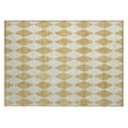 thumbnail image 2 of Addison Rugs Chantille Indoor/Outdoor Transitional Diamonds Gold Washable Rectangle Rug, 1'8" x 2'6", 2 of 6