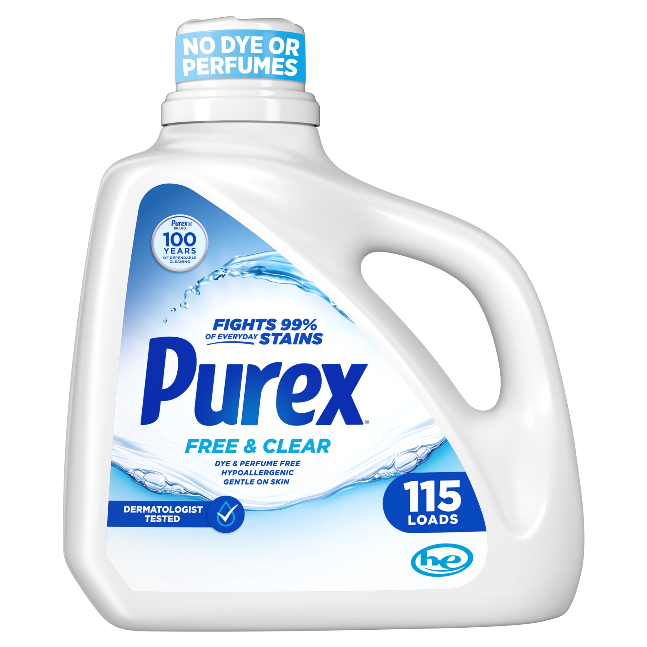 Purex Fresh Mountain Breeze Liquid Laundry Detergent, 75 fl oz, 57