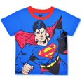 thumbnail image 5 of Superman Zip Up Hoodie, Shirt and Jogger Pant Bundle for Boys, Active Wear for Kids, 5 of 7