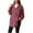 Red, variant on Wancir Womens Cable Knit Lightweight Shacket Button Down Shirts Long Sleeve Casual Oversized Blouses Tops