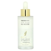 THANKYOU FARMER Rice Pure Cream In Ampoule, Double Layered Formula, Brightening Korean Serum, Glass skin, Dermatologist Tested, Korean Rice Extracts, Niacinamide, Fragrance-Free 1.75 fl.oz (50ml)