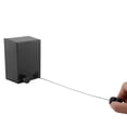 thumbnail image 4 of Tendedero retráctil invisible de acero para colgar ropa en interiores, cuerda de secado flexible (negro), 4 of 9