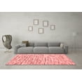 thumbnail image 3 of Ahgly Company Indoor Square Abstract Red Contemporary Area Rugs, 8' Square, 3 of 4