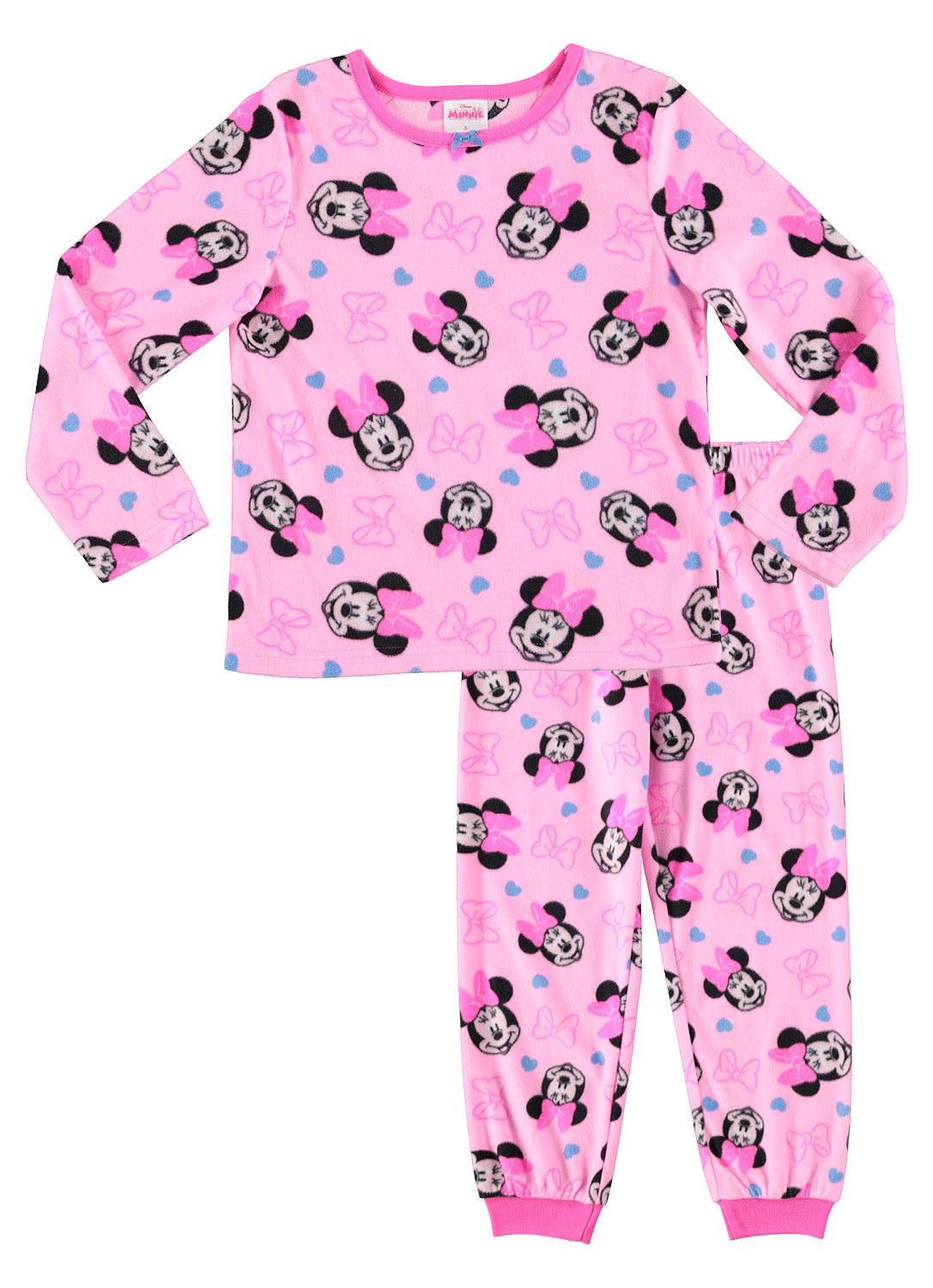 Baby Girls Official Disney Toddler Minnie Mouse Sleepwear Pyjamas Pjs Nightwear Nightwear Clothes Shoes Accessories Fashion