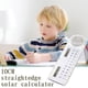 thumbnail image 4 of Xihbxyly Calculadora Regla Solar, Diseño Multifuncional 3 En 1, Pantalla Grande, Función de Lupa, Compacta y Portátil, Práctica para Estudiantes, Plástico Ligero, Tamaño 12,7 X 4,3 Cm, 4 of 5