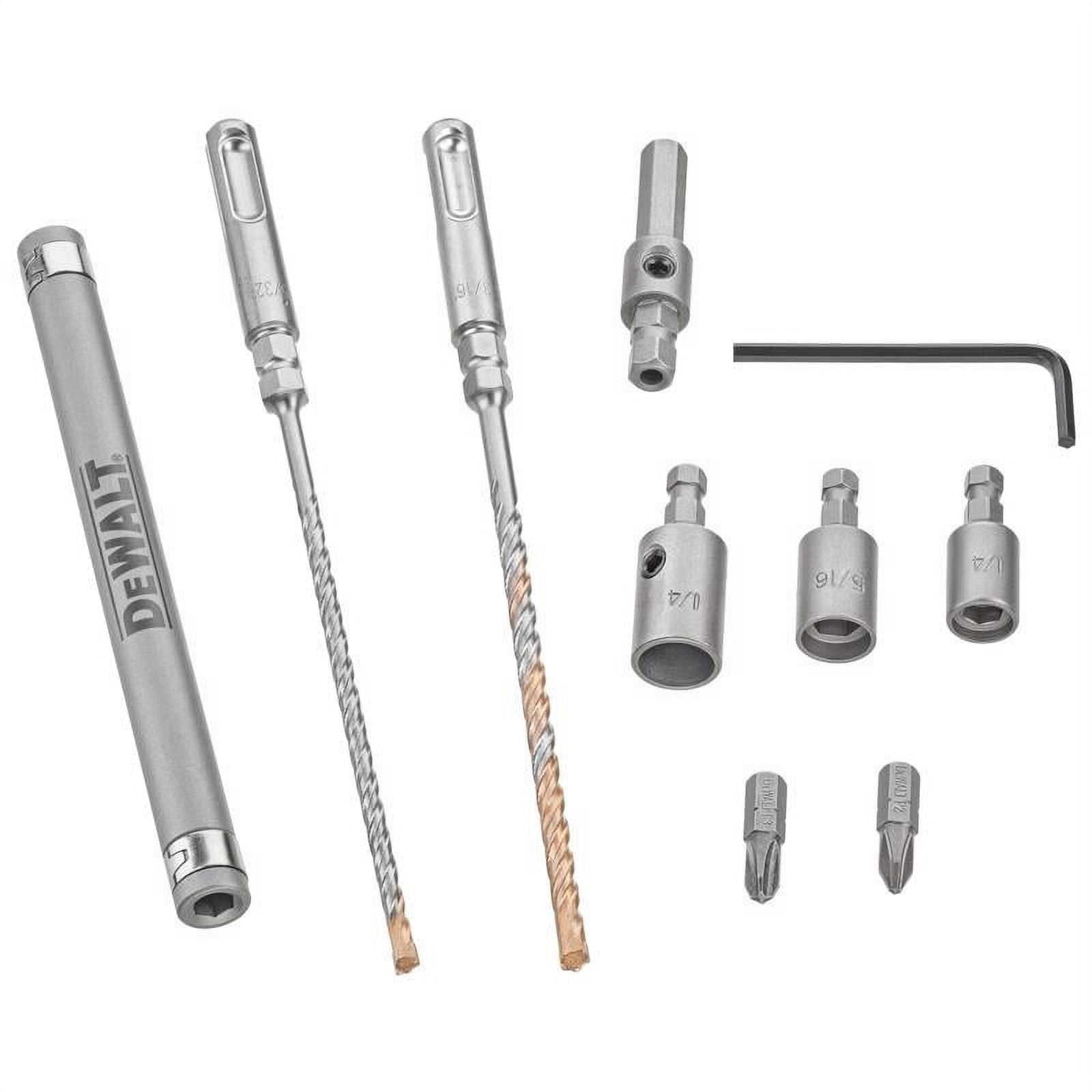 Dewalt - DW5366 - 10-PC SDS Plus Hex Hammer Drill Bit Set