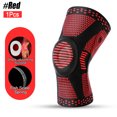 thumbnail image 1 of TYPPKMM 1/2Pcs Sport Compression Knee Support Brace Patella Protector Knitted Silicone Spring LegPad Cycling Running Basketball Football, 1 of 6
