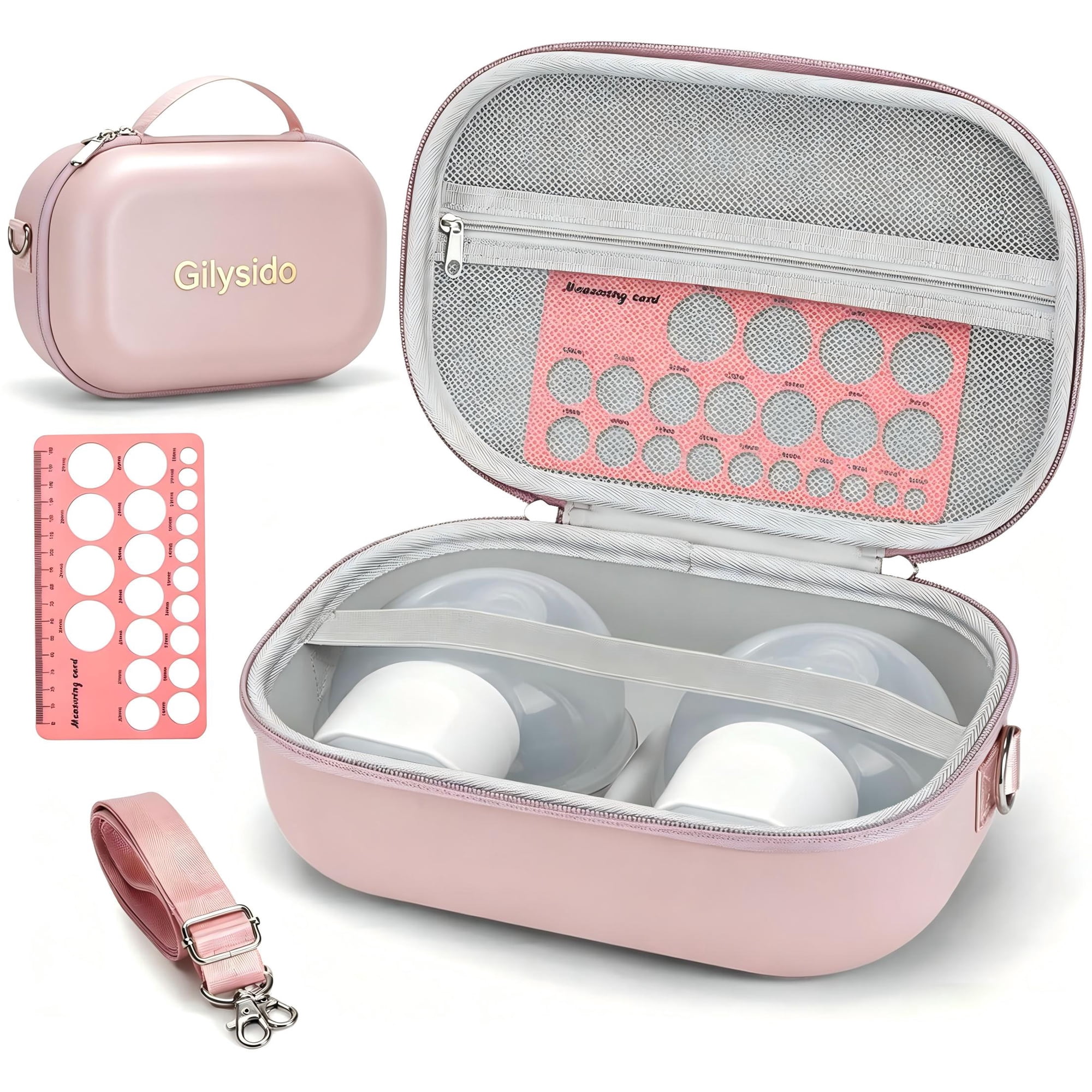 Gilysido Universal Wearable Breast Pump Organizer Pack that holds 2 pumps and is perfect for going out and traveling