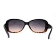 thumbnail image 4 of Kid Girls Classic 90s Designer Leopard Print Rounded Rectangle Sunglasses Black Tort Smoke, 4 of 4