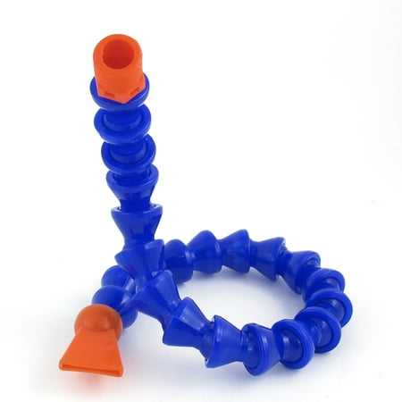 - Unique Bargains Royal Blue Plastic 3/8 PT Thread Flat Outlet Flexible Oil Cooler Coolant Pipe