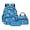 Blue and White - Soccer Ball, variant on DISNIMO Boys Backpack, Soccer Ball Print 3 Pcs School Bag Set with Lunch Box and Pencil Case, Lightweight Portable School Backpack for Kids