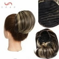 thumbnail image 2 of SEGO Fashion Classical Hepburn Donut Hair Bun Ponytail Hair Extension Hairpiece Scrunchie, 2 of 5