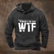 thumbnail image 1 of pstuiky hombres de manga larga, Sudadera con capucha y bolsillo de manga larga de color liso con estampado para hombre Tops de hombre m, 1 of 3