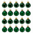 thumbnail image 2 of Pinnacle Peak Trading Christmas Green Shiny and Matte Polish Glass 30mm Ball Bauble Ornaments 20 Piece Made in Poland 1.2 Inch, 2 of 8