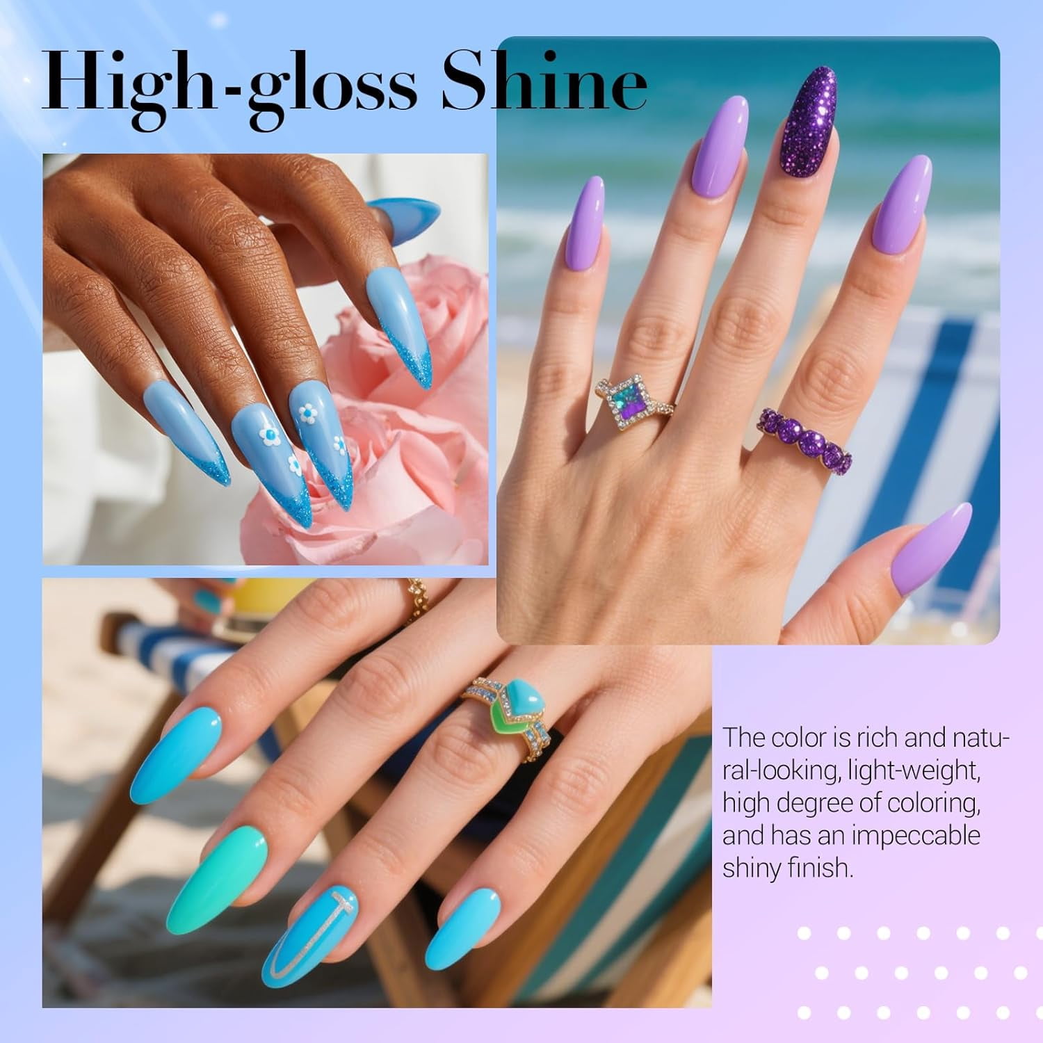 Azurebeauty 31 Pcs Dip Powder Nail Kit