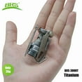thumbnail image 2 of Outdoor Gas Stove Mini Camping Gas Burner 25g Ultralight Titanium Picnic Hiking Cooking Stove Survival Furnace, 2 of 7