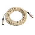 thumbnail image 2 of Cable de de micrófono XLR XLR de 20  de micrófono Cable dorado 20m shamjiam Cable de audio de micrófono XLR, 2 of 9