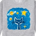 thumbnail image 3 of Pete The Cat - Imagination Space Dream - Men's Crew Neck Fleece Pullover, 3 of 6